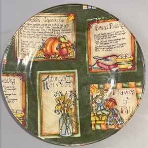 Flavors of Fall Ceramic Dinner Plate